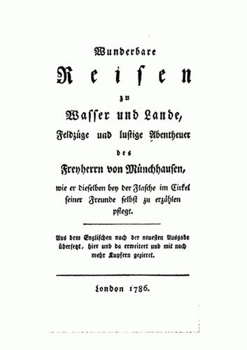 Cover of Münchhausen. ( Ab 10 J.)