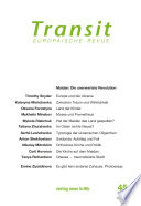 Cover of Transit 45. Europäische Revue
