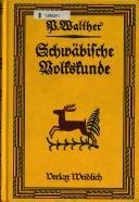 Cover of Schwäbische Volkskunde