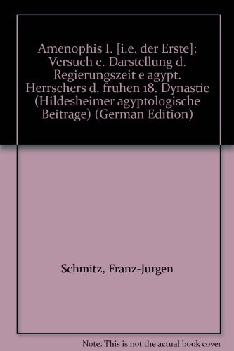 Cover of Amenophis I