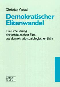 Cover of Demokratischer Elitenwandel