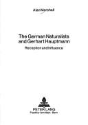Cover of The German naturalists and Gerhart Hauptmann