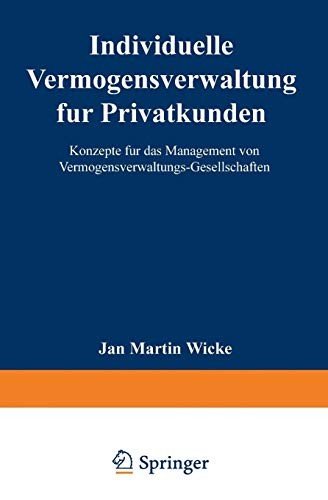 Cover of Individuelle Vermögensverwaltung für Privatkunden
