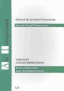 Cover of Reasonableness and Interpretation (Ars Interpretandi)