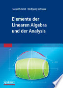 Cover of Elemente der Linearen Algebra und der Analysis