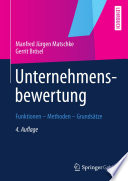 Cover of Unternehmensbewertung
