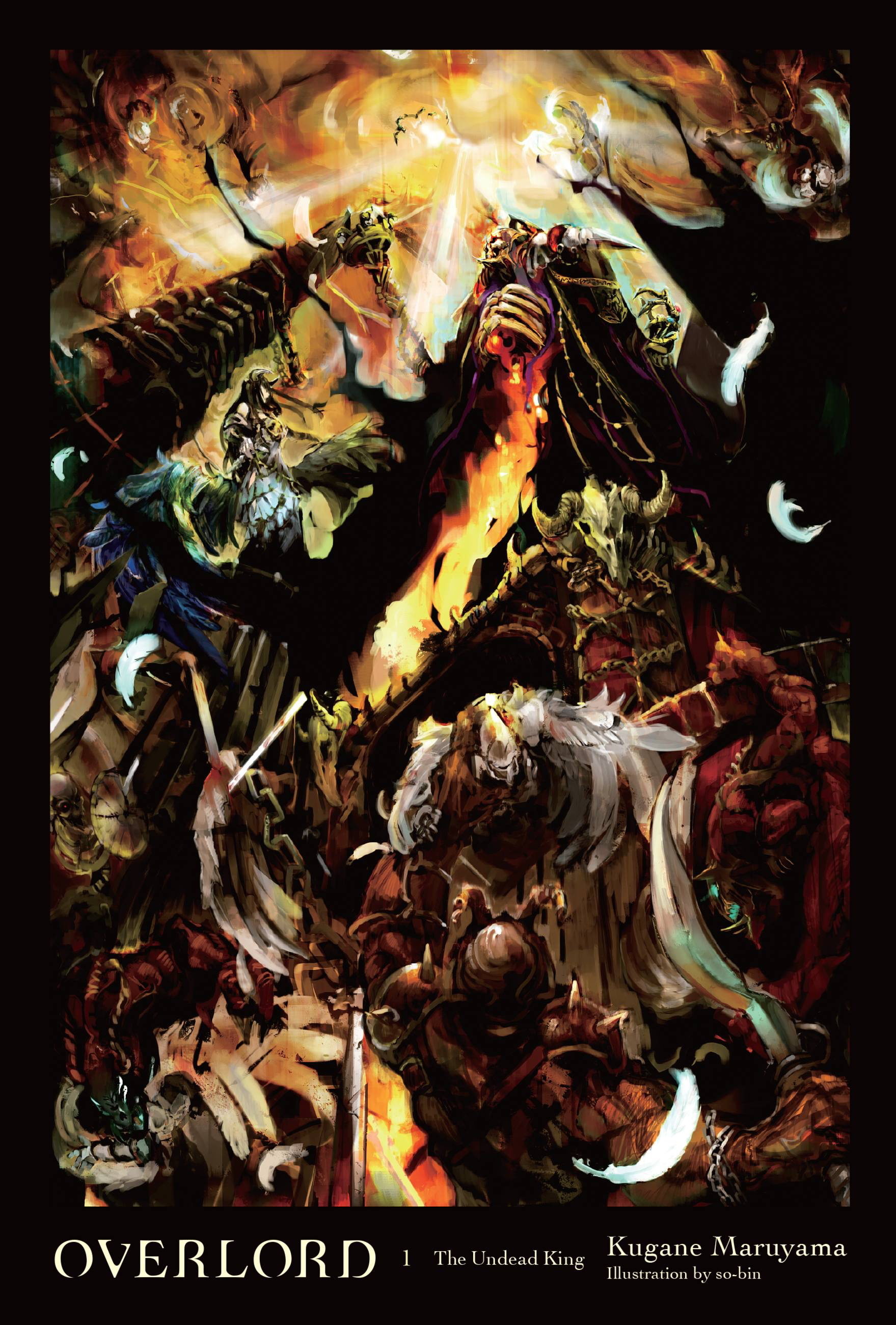 Cover of Overlord (Light Novel), Vol. 1: The Undead King