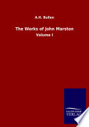 Cover of The Works of John Marston
