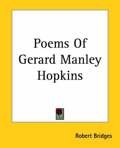 Cover of Poems Of Gerard Manley Hopkins