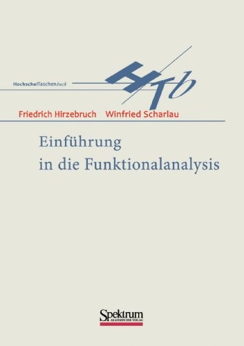 Cover of Einführung in die Funktionalanalysis