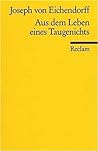Cover of Aus dem Leben eines Taugenichts