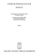 Cover of Zur linguistischen Problematisierung des Onomatopoetischen