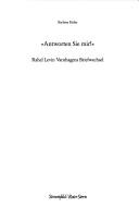 Cover of "Antworten Sie mir!"