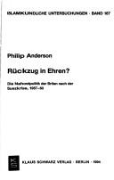 Cover of Rückzug in Ehren?