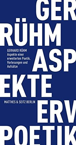 Cover of Aspekte einer erweiterten Poetik