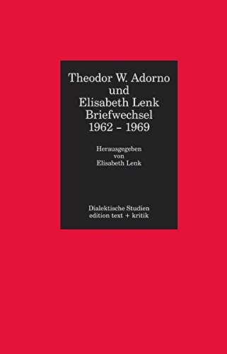 Cover of Theodor W. Adorno und Elisabeth Lenk