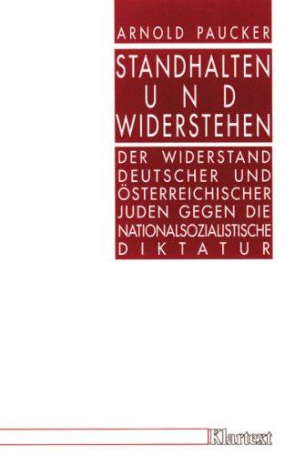 Cover of Standhalten und Widerstehen