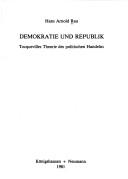 Cover of Demokratie und Republik