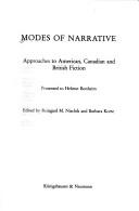 Cover of Modes of narrative