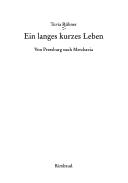 Cover of Ein langes kurzes Leben