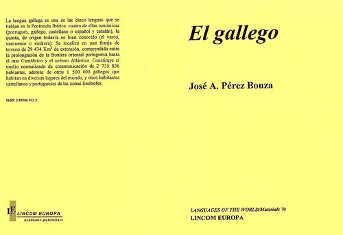 Cover of El Gallego