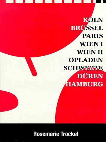 Cover of Rosemarie Trockel, Werkgruppen 1986-1998