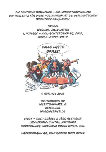 Cover of Werner, volle Latte!