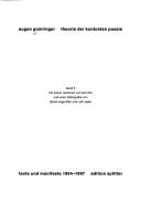 Cover of Theorie der konkreten Poesie