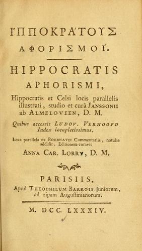 Cover of Aphorisms