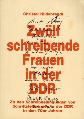 Cover of Zwölf schreibende Frauen in der DDR