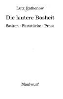 Cover of Die lautere Bosheit