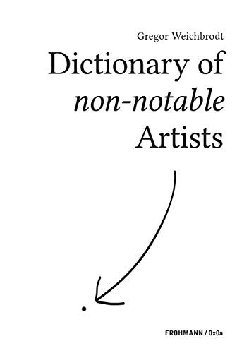 Cover of Dictionary of non-notable Artists