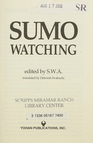 Cover of Sumo Watching