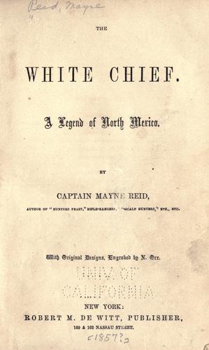 Cover of The white chief
