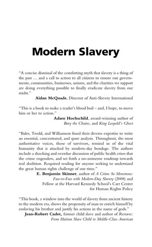 Cover of Modern slavery