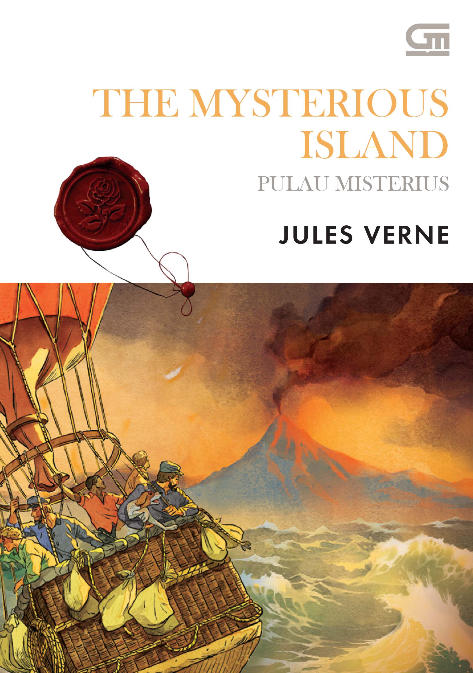 Cover of The Mysterious Island - Pulau Misterius