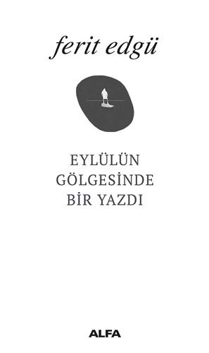 Cover of Eylülün Gölgesinde Bir Yazdi
