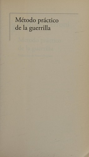 Cover of Metodo Practico de la Guerrilla