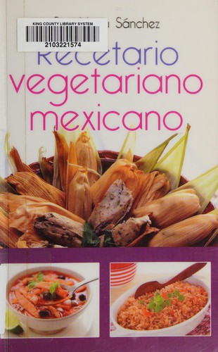 Cover of Recetario vegetariano mexicano