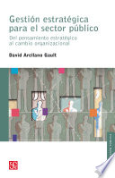 Cover of Gestión estratégica para el sector público