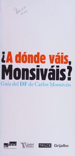 Cover of A donde vais Monsiváis?