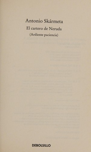 Cover of El cartero de Neruda (Neruda's Postman) (Spanish Edition)