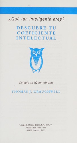 Cover of Descubre tu coeficiente intelectual
