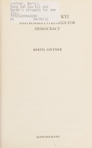 Cover of Aung Suu Kyi and Burma's struggle for democracy