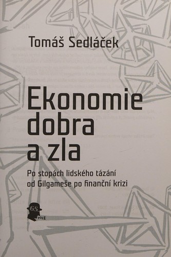 Cover of Ekonomie dobra a zla