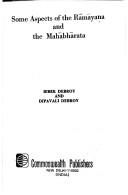 Cover of Some aspects of the Rāmāyaṇa and the Mahābhārata