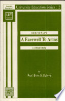 Cover of Hemingway's Farewell to Arms ; A Critical Study