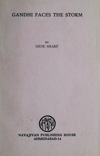 Cover of Gandhi faces the storm