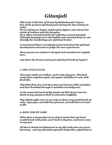 Cover of Gitanjali