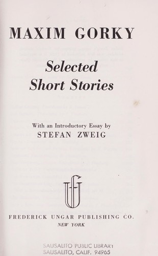Cover of Selected Short Stories